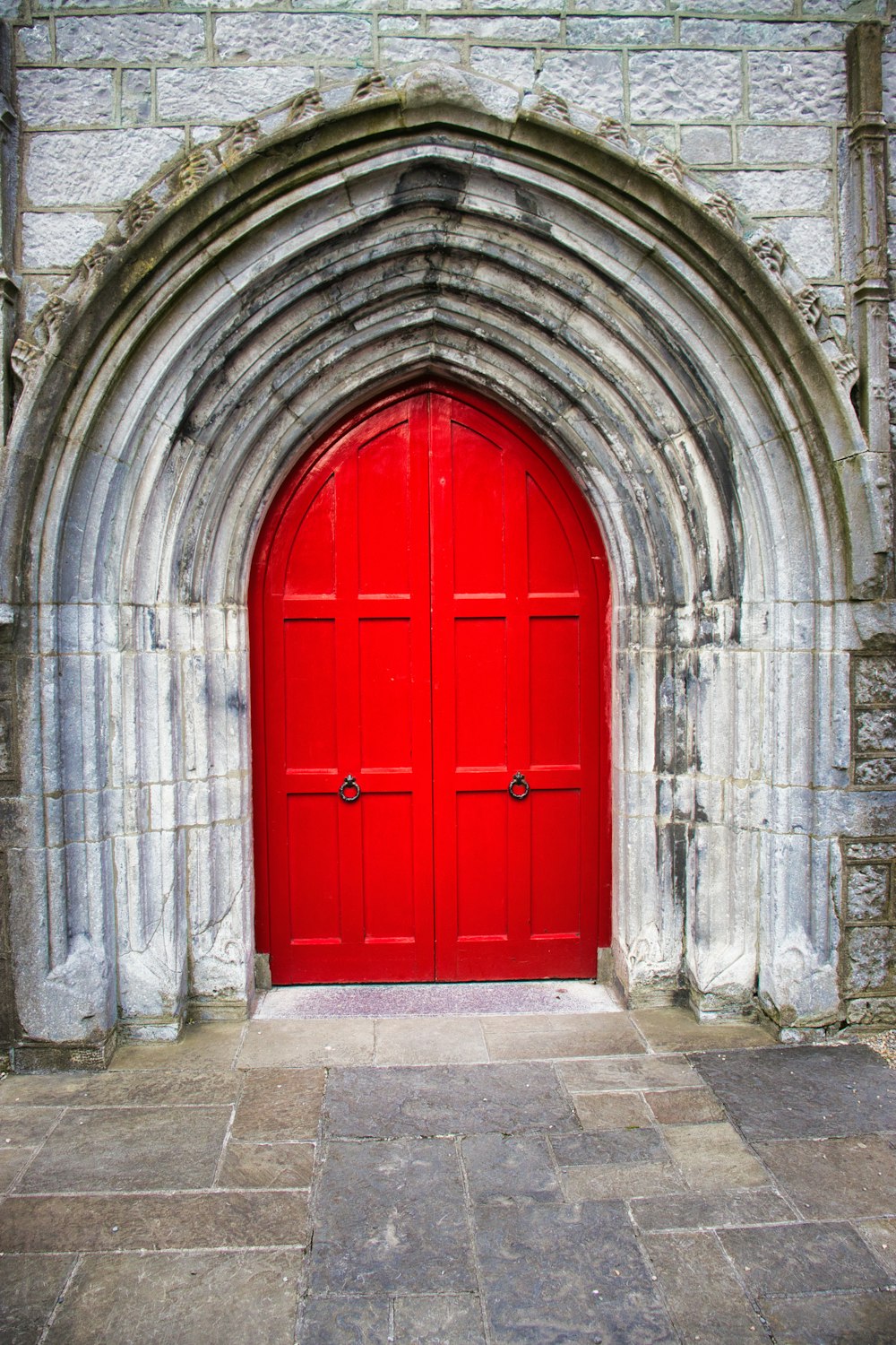 Parishioners entering church